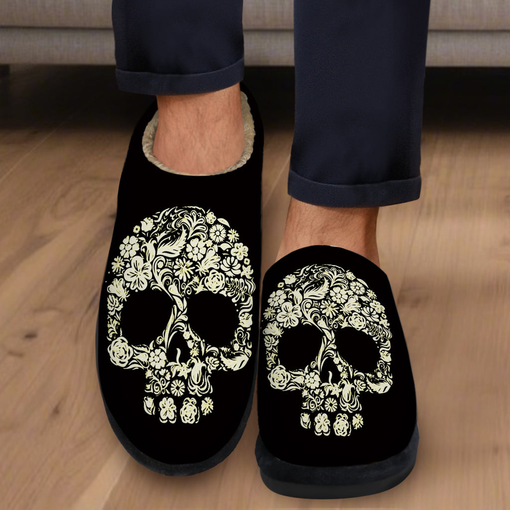 Chausson Squelette Homme - Crâne