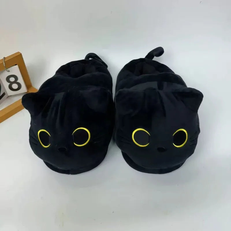 Chausson Chat Homme Noir