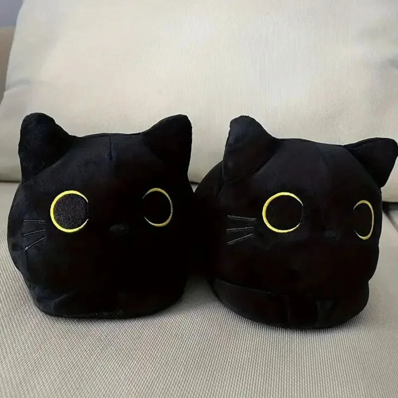 Chausson Chat Homme Noir