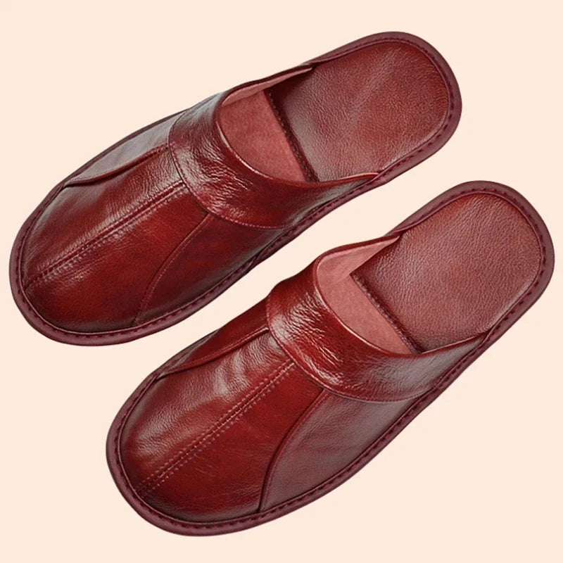 Chausson Cuir Homme luxe