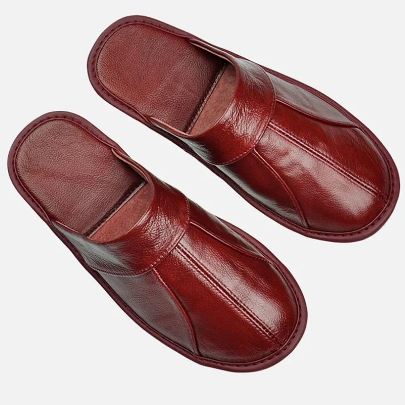 Chausson Cuir Homme luxe
