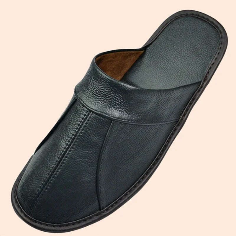 Chausson Cuir Homme luxe
