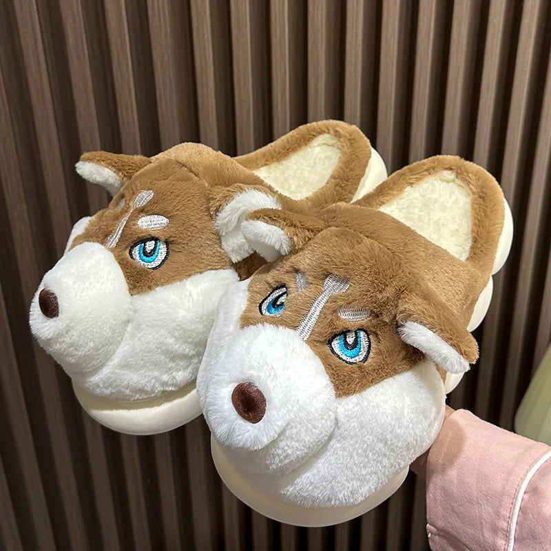 Chausson Homme Rigolo Chien