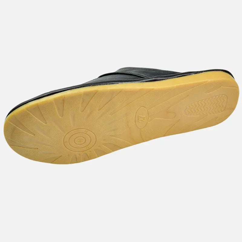 Chausson Cuir Homme luxe