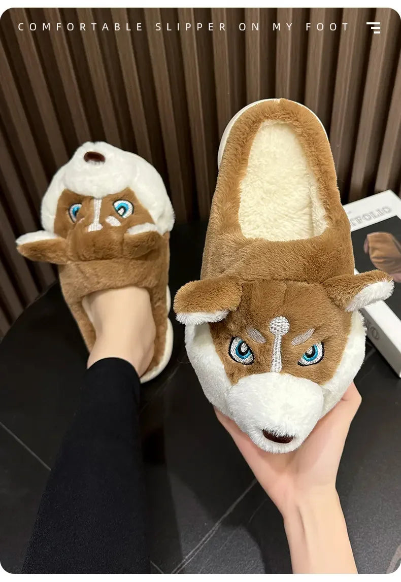Chausson Homme Rigolo Chien
