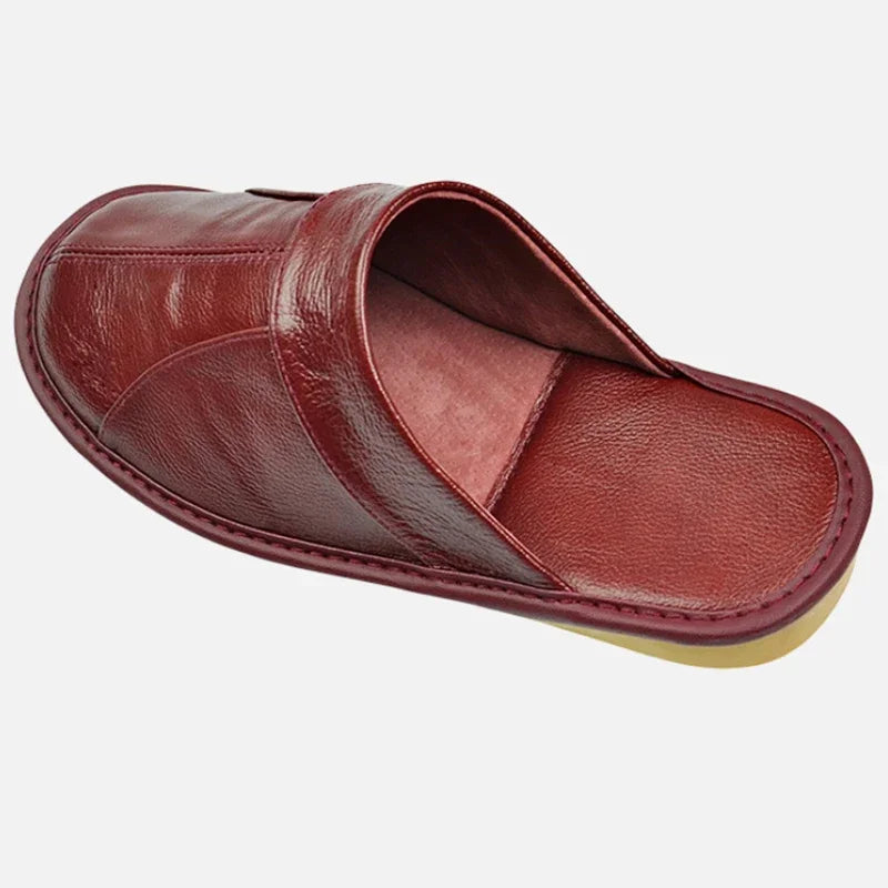 Chausson Cuir Homme luxe
