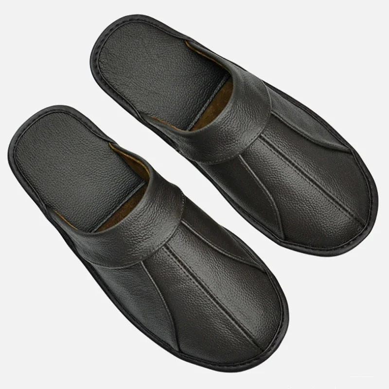 Chausson Cuir Homme luxe