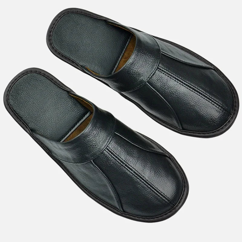 Chausson Cuir Homme luxe