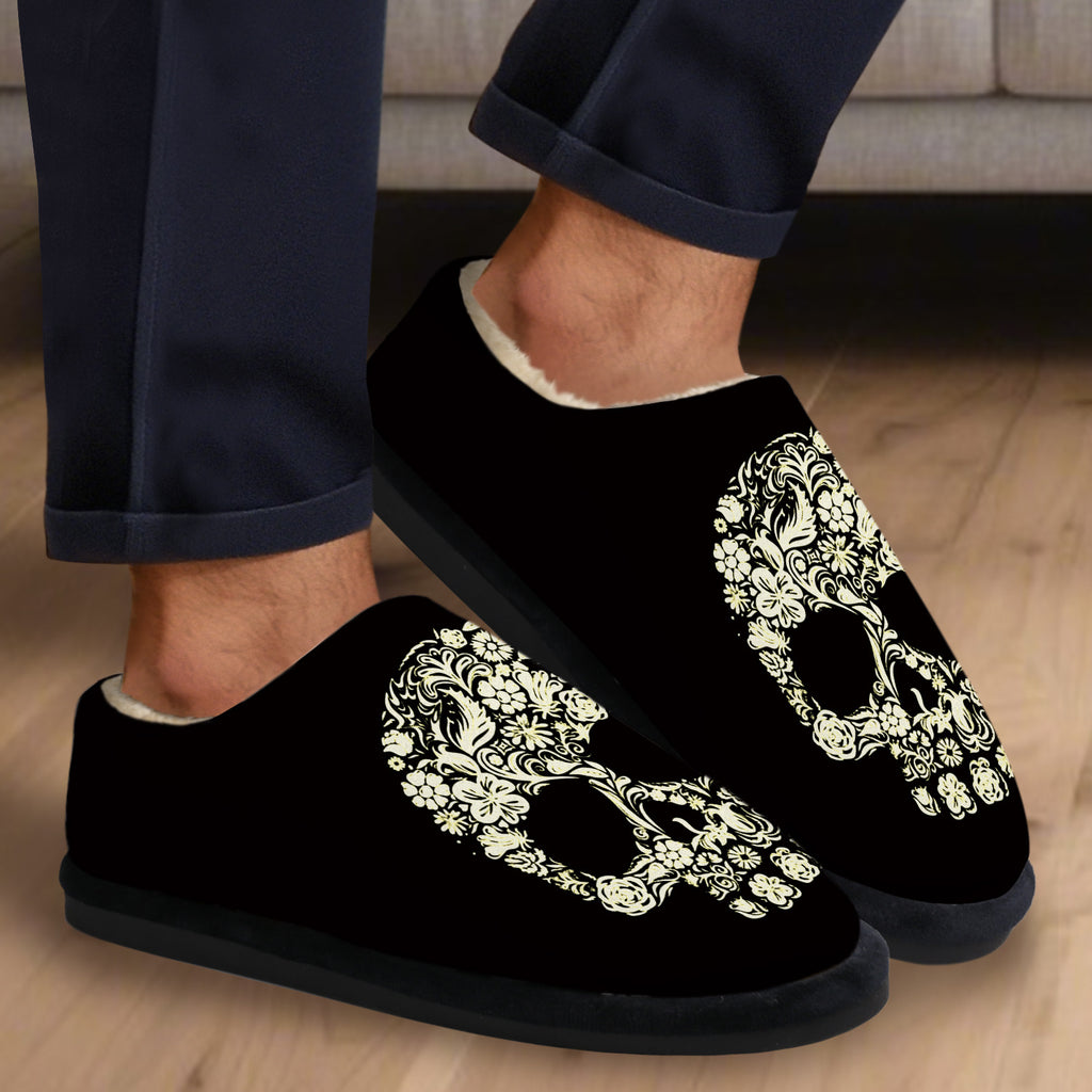 Chausson Squelette Homme - Crâne